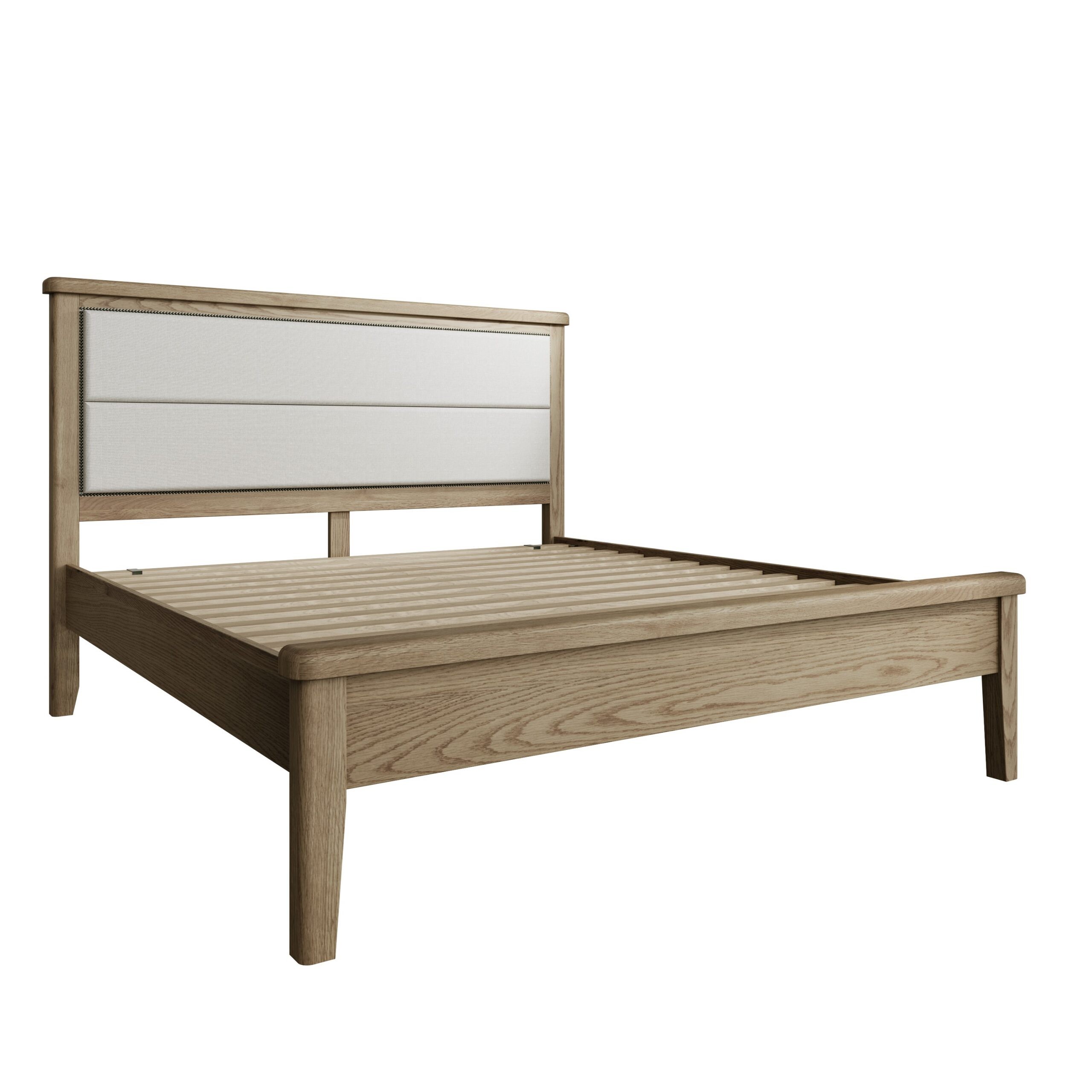 Super King Bed with Fabric Headboard - Image 8
