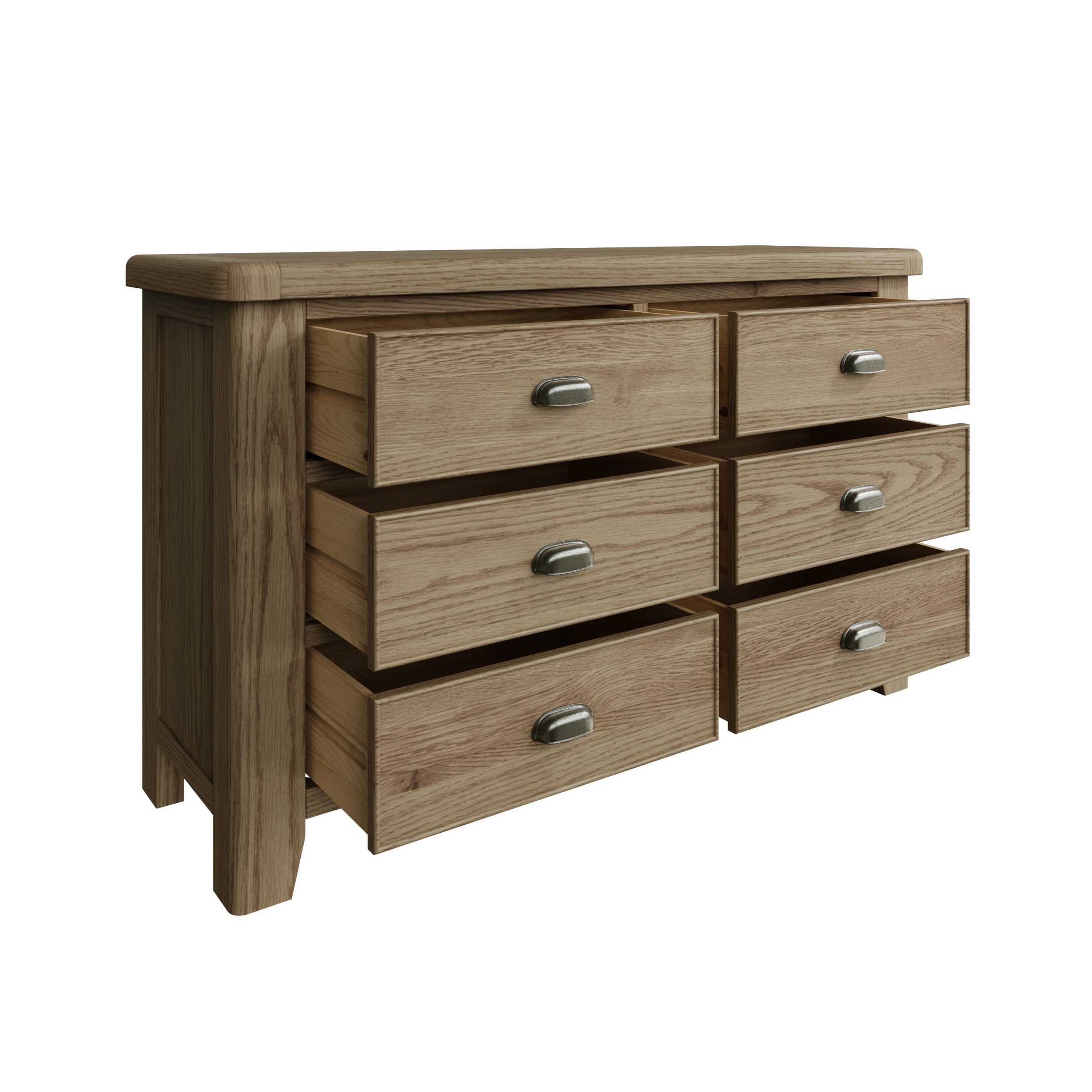 Stylish 6 Drawer Chest - Image 4