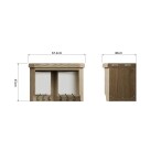 Corner Hall Bench Top - Image 8