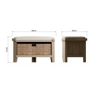 Corner Hall Bench - Image 7
