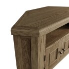 Corner TV Unit In Oak - Image 8