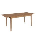 1.6m Butterfly Extending Light Oak Tables - Image 3