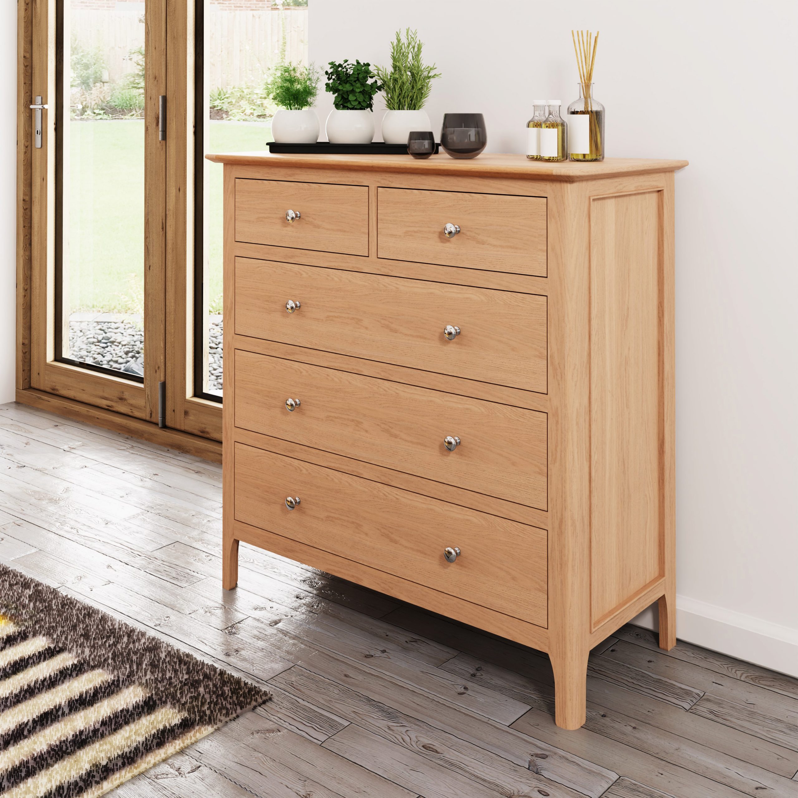 Light Oak Chest Drawers