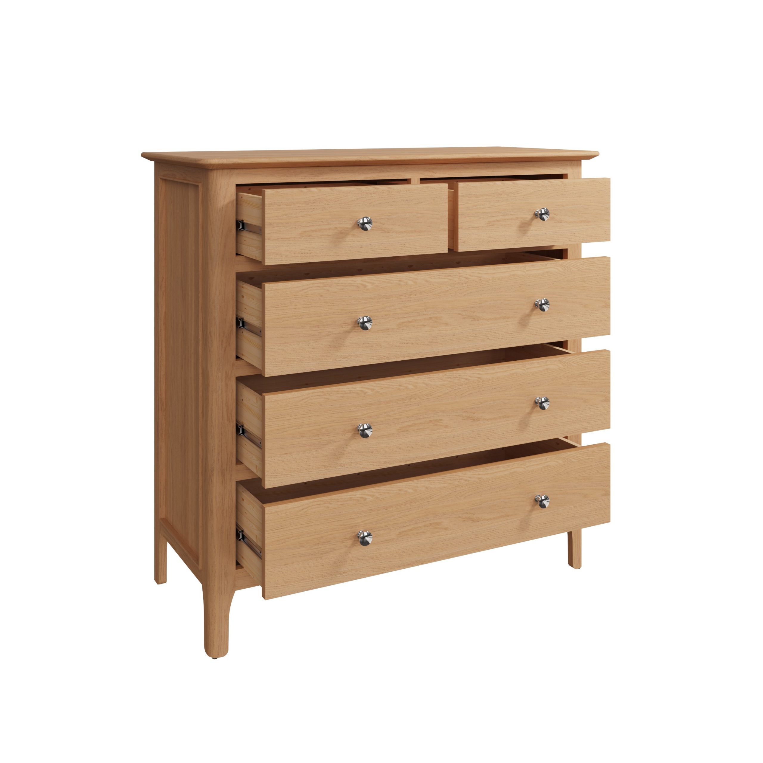 Light Oak Chest Drawers - Spacious Storage Solution - Image 3