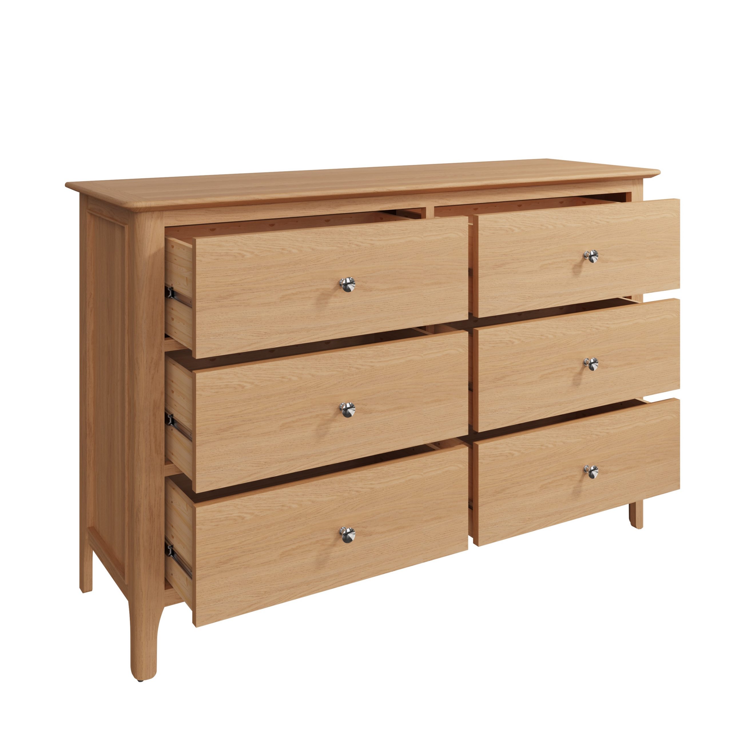 Large Oak Chest of Drawers - Spacious Storage Solution - Image 3