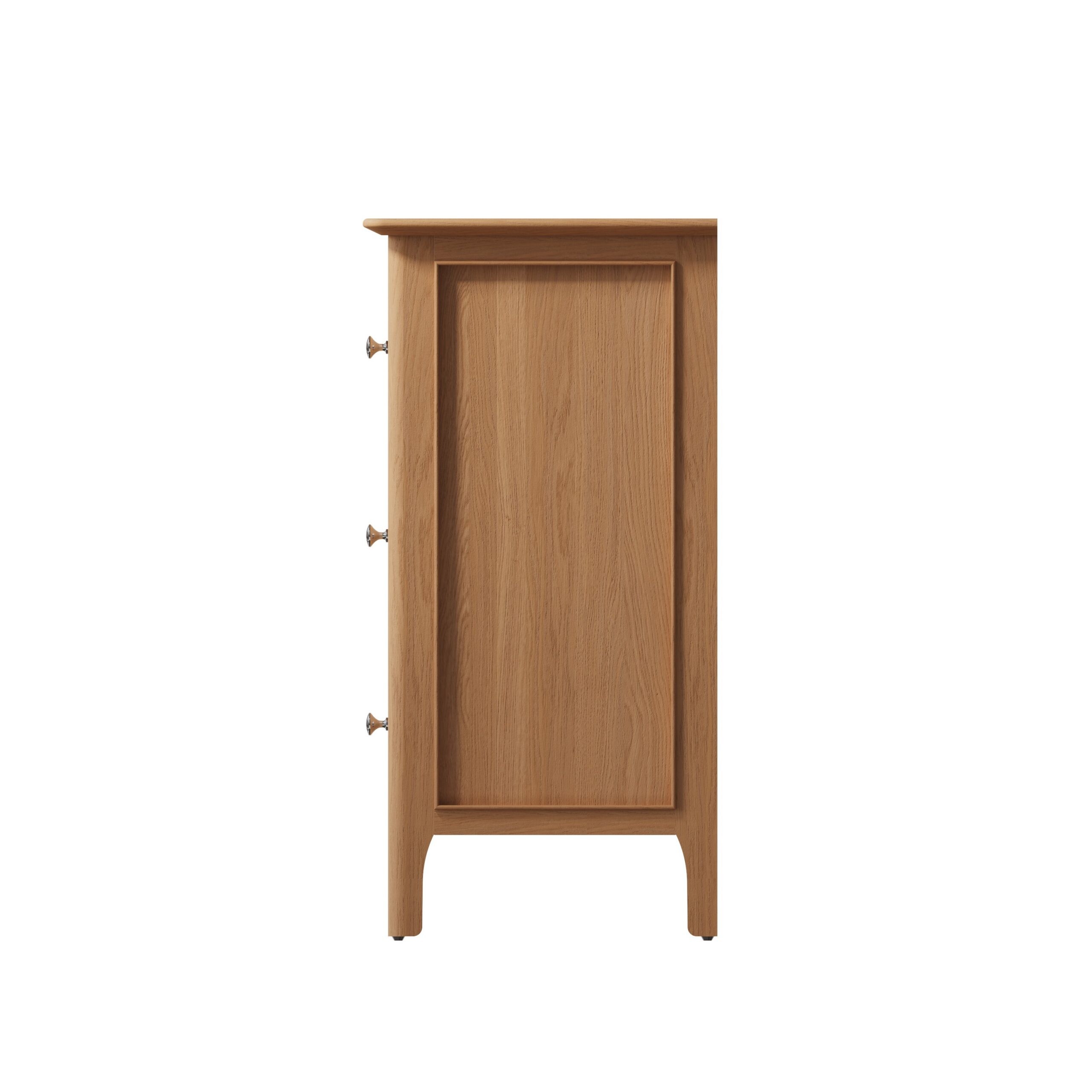 Large Oak Chest of Drawers - Spacious Storage Solution - Image 5