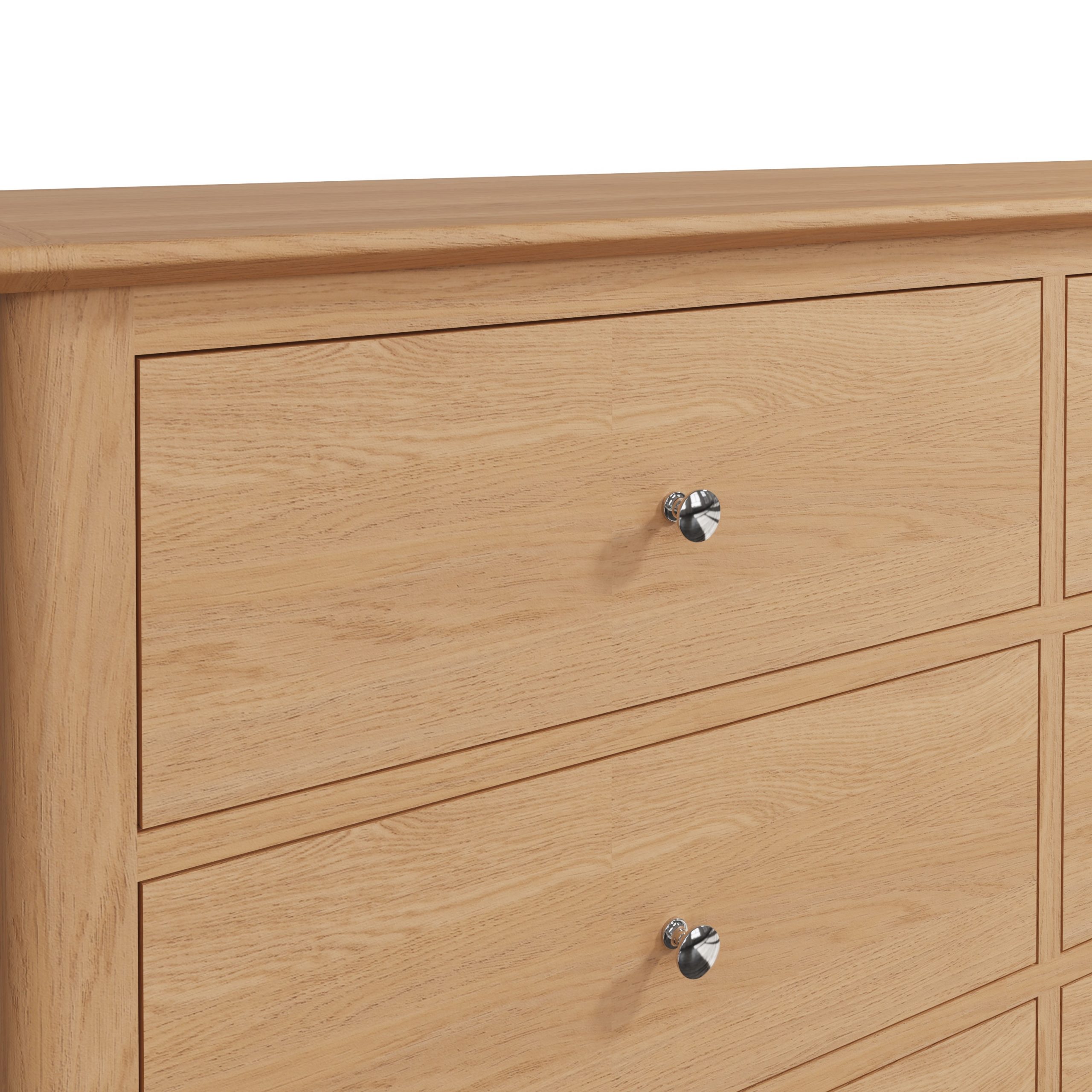 Large Oak Chest of Drawers - Spacious Storage Solution - Image 6