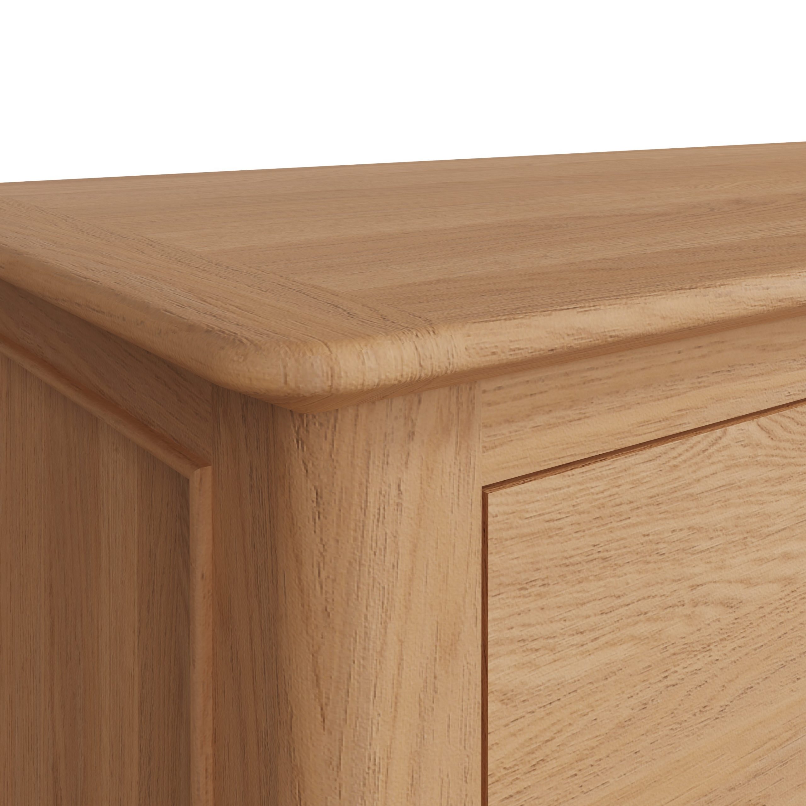 Large Oak Chest of Drawers - Spacious Storage Solution - Image 8