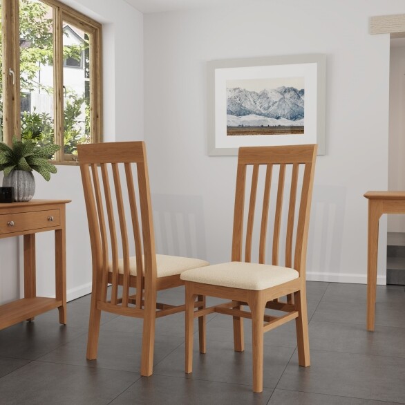 Dining Chairs Light Oak