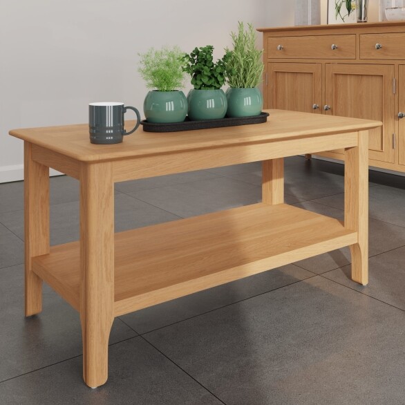 coffee table light oak