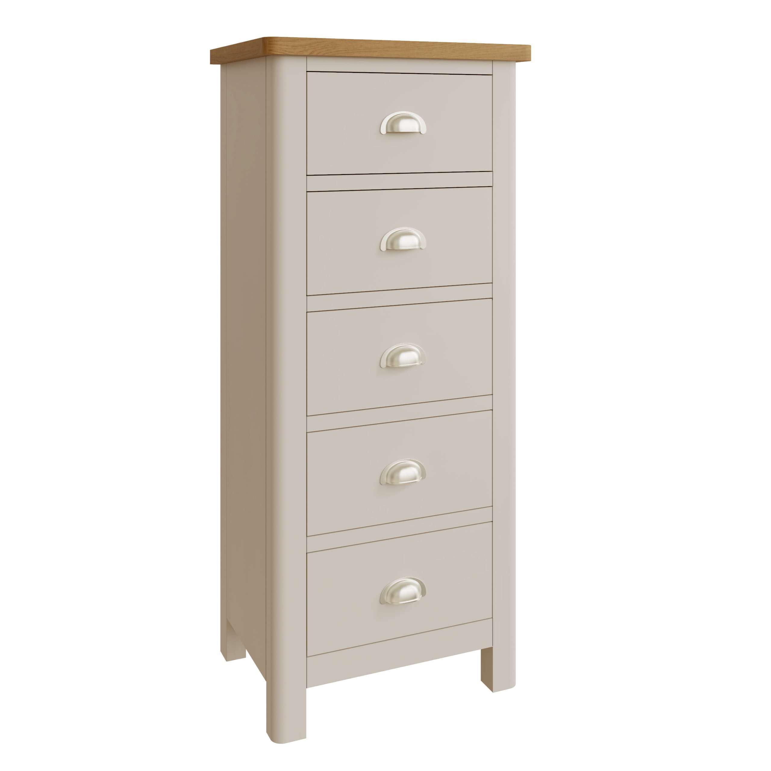 5 Drawer Narrow Chest - Image 3