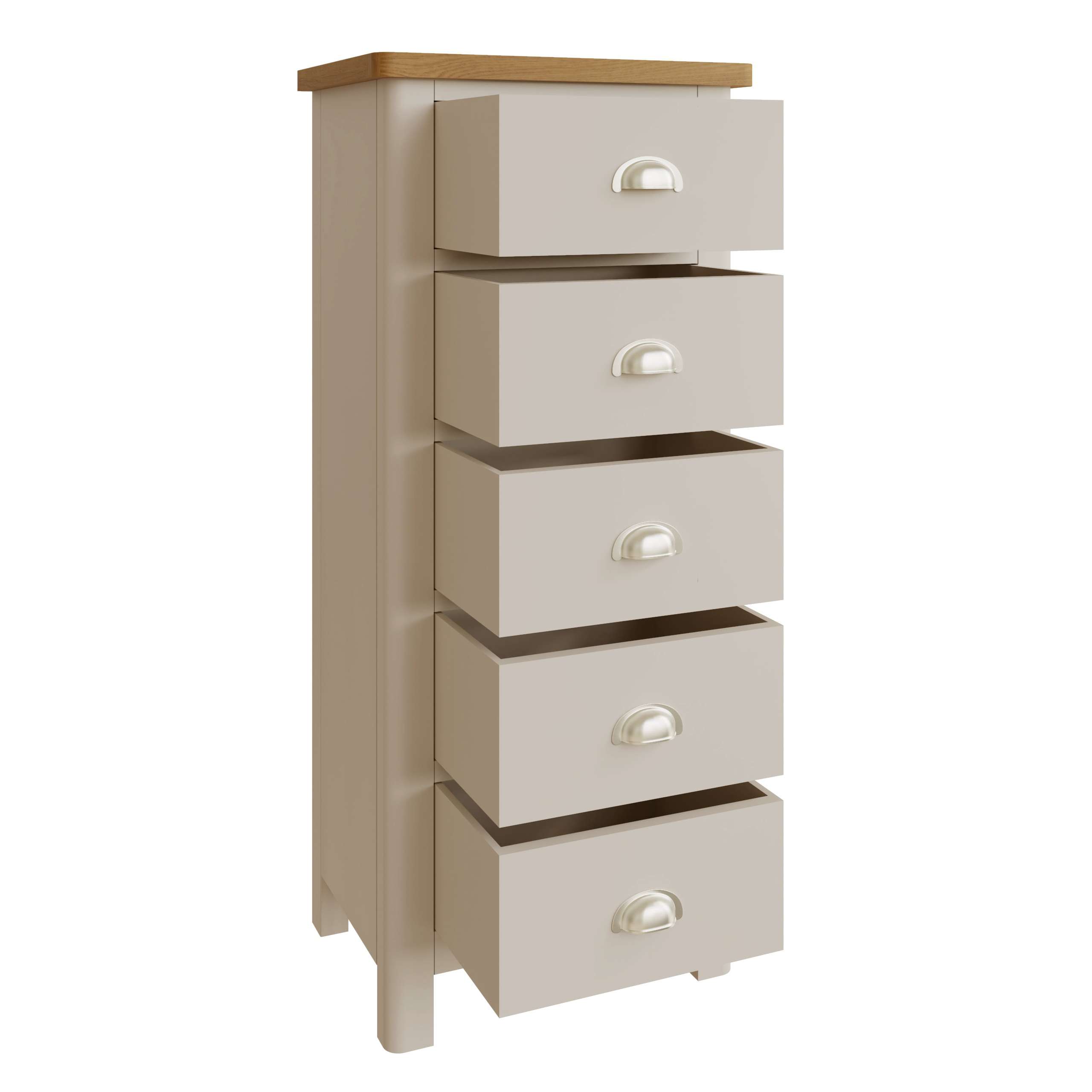 5 Drawer Narrow Chest - Image 4