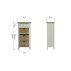 1 Drawer 3 Basket Cabinet - Image 10