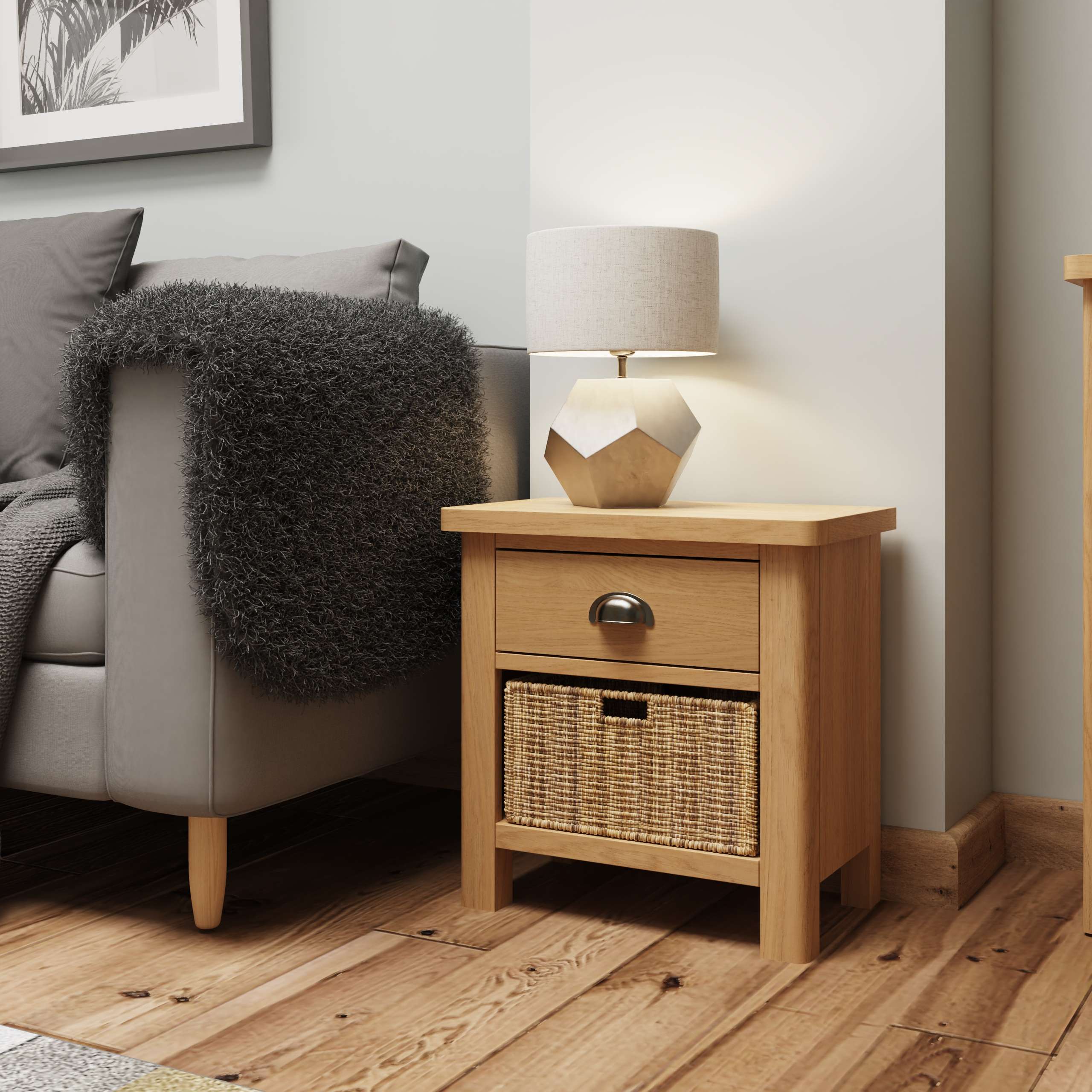 hallway oak table