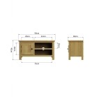 Oak Television Cabinets - Image 9