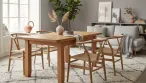 Extending Rustic Oak Dining Table
