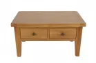 Oak Coffee Table With Drawers