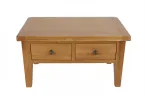 Oak Coffee Table With Drawers