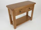 Oak Console Table With Storage