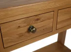 Oak Console Table With Storage