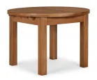 Oak Round Extendable Dining Table