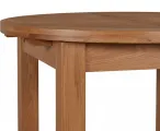 Oak Round Extendable Dining Table