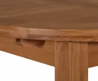 Oak Round Extendable Dining Table