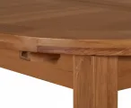 Oak Round Extendable Dining Table
