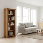 Rustic Oak Bookcase