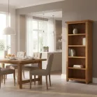Rustic Oak Bookcase