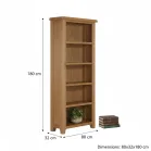 Rustic Oak Bookcase