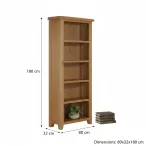 Rustic Oak Bookcase