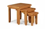 Rustic Oak Nest Tables