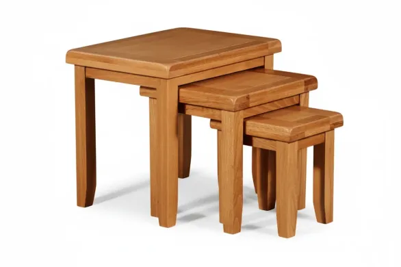 Rustic Oak Nest Tables