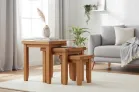 Rustic Oak Nest Tables