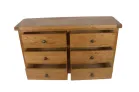 Rustic Oak Chest 6 Drawers - Image 6