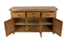 Rustic Oak Large Sideboard 3 Doors 3 Drawers - Image 5