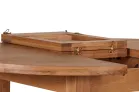 Oak Round Dining Table Extendable - Image 2
