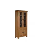 Modern Oak Display Cabinet