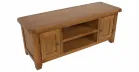 oak rustic tv stand