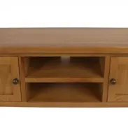 oak rustic tv stand