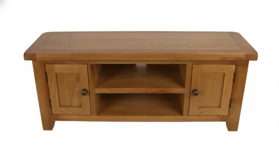 oak rustic tv stand