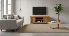 oak rustic tv stand