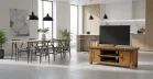 oak rustic tv stand
