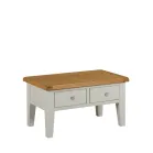 Stylish Modern Grey Oak Coffee Table - Image 3