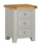 grey oak bedside table