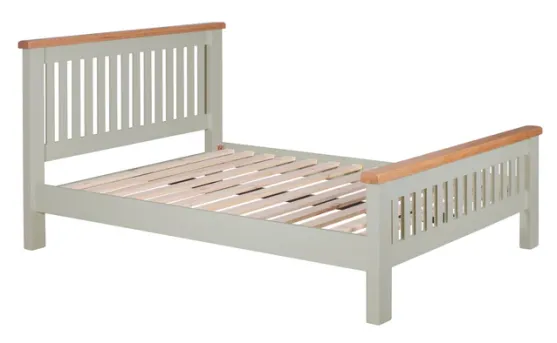 grey bed frame king size