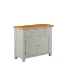 Grey and Oak Sideboard