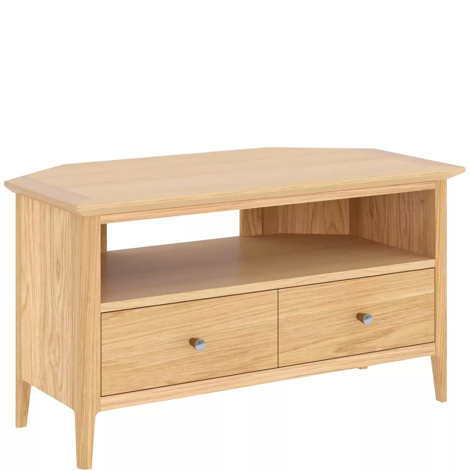 Light Oak Corner Tv Unit - Image 3