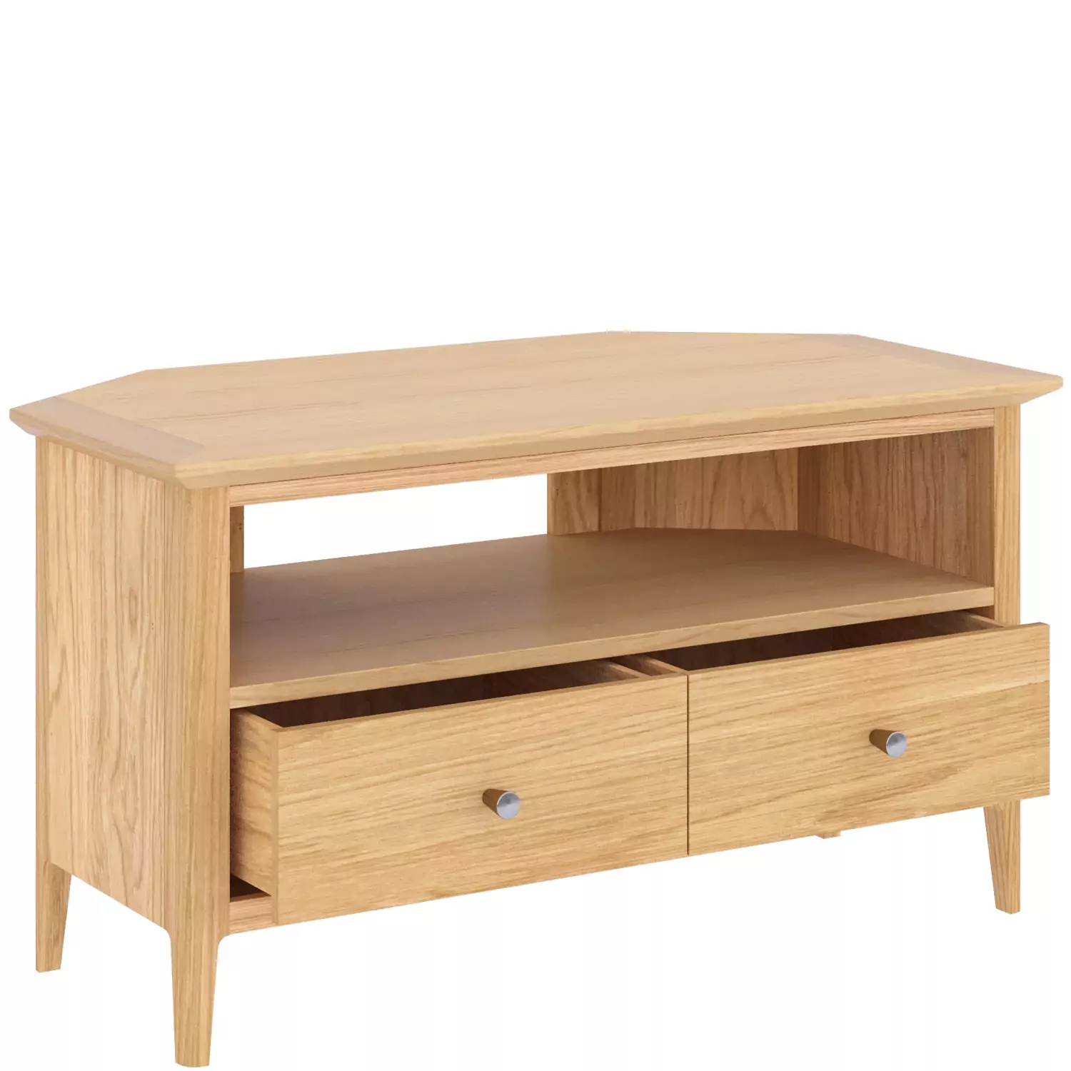 Light Oak Corner Tv Unit - Image 7